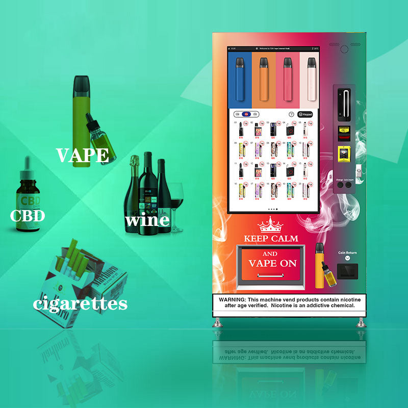 TCN-D900-7C(49SP) TCN-Touchscreen-E-Zigaretten-CBD-Vape-Automat mit Altersüberprüfung